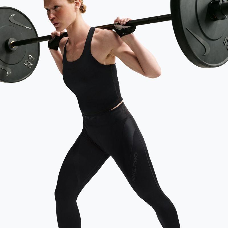 Leggings da allenamento donna Nike Pro Sculpt High-Waisted 7/8 black/black 5