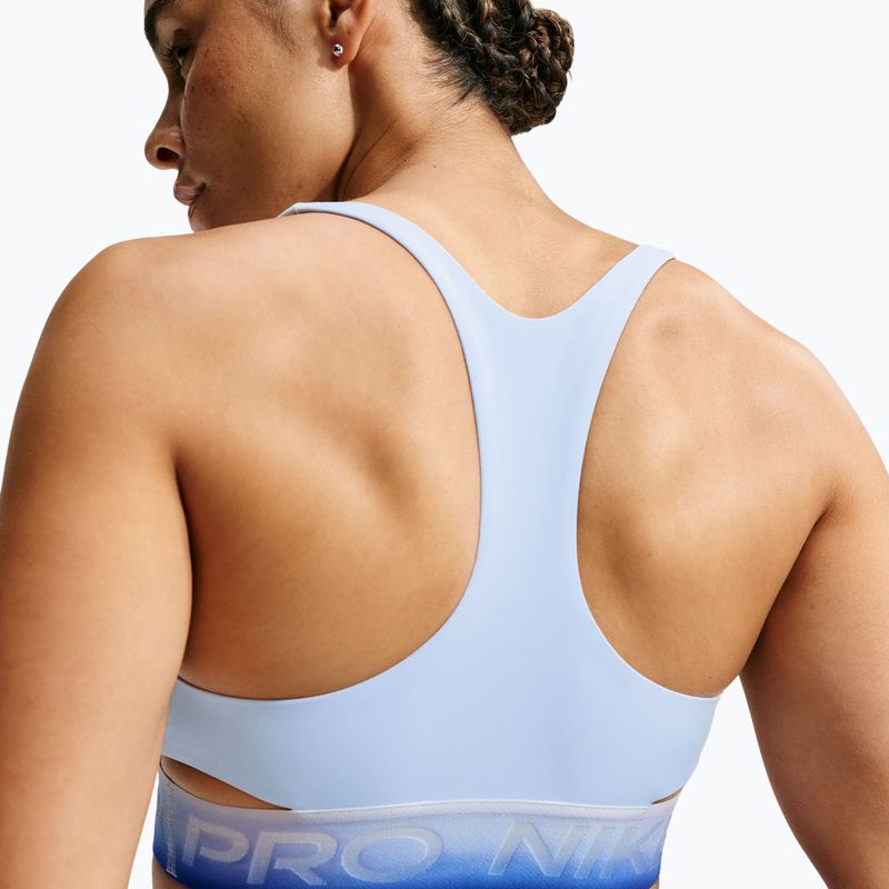 Reggiseno sportivo Nike Pro hydrogen blue/hydrogen blue/old royal 5
