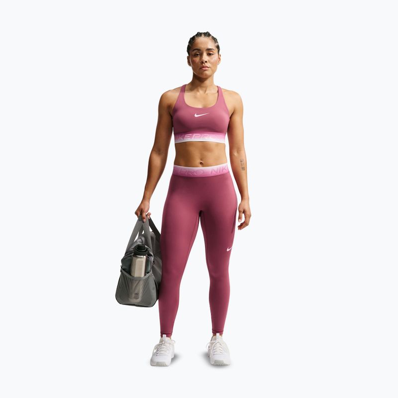 Leggings da donna Nike Pro pink smoke/pink rise 2