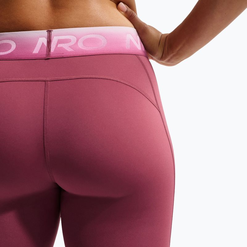 Leggings da donna Nike Pro pink smoke/pink rise 5