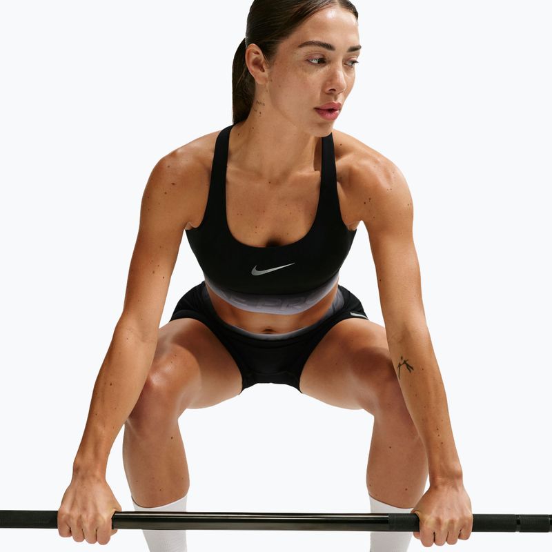 Reggiseno sportivo Nike Pro black/black/ghost/smoke grey 5