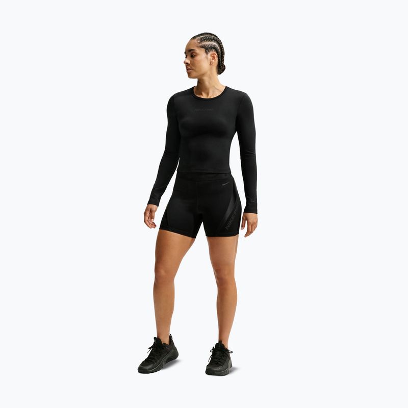 Pantaloncini da allenamento da donna Nike Pro Sculpt black/black 2