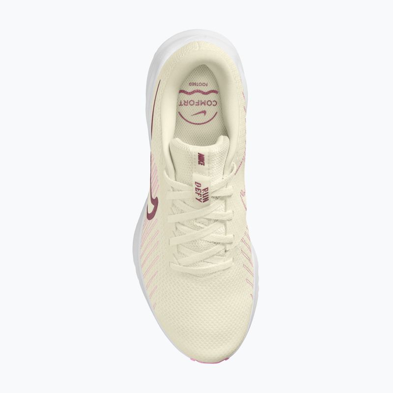 Scarpe da corsa donna Nike Run Defy sail/white/pink rise/pink smoke 4