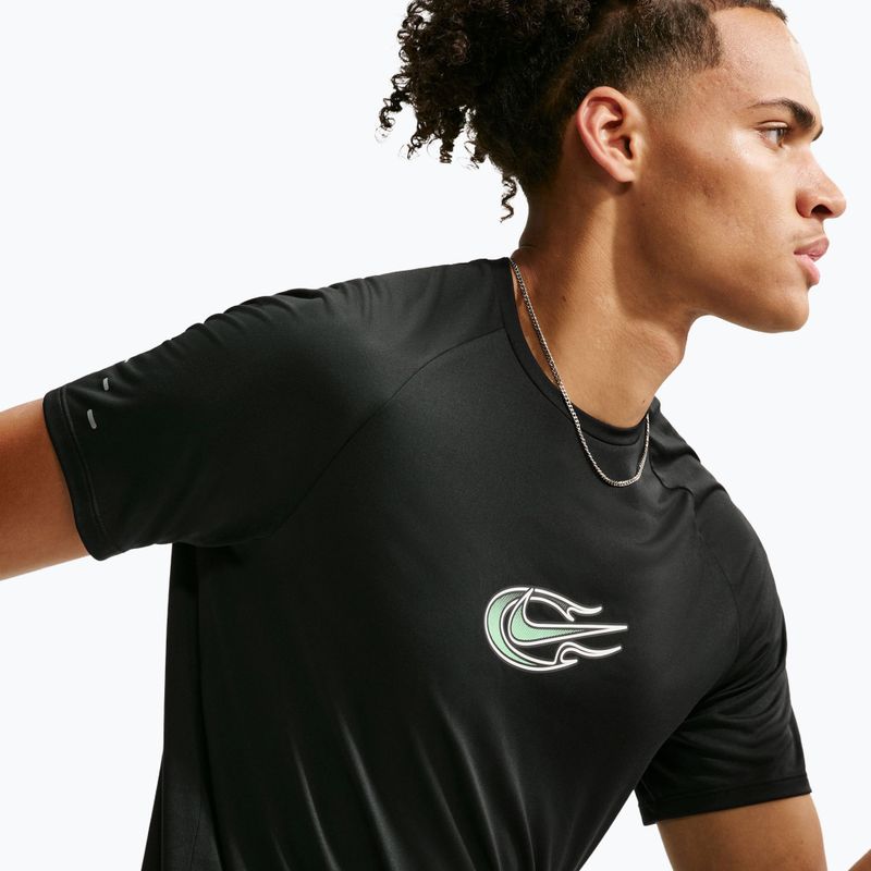 Maglia da corsa da uomo Nike Stride black 5