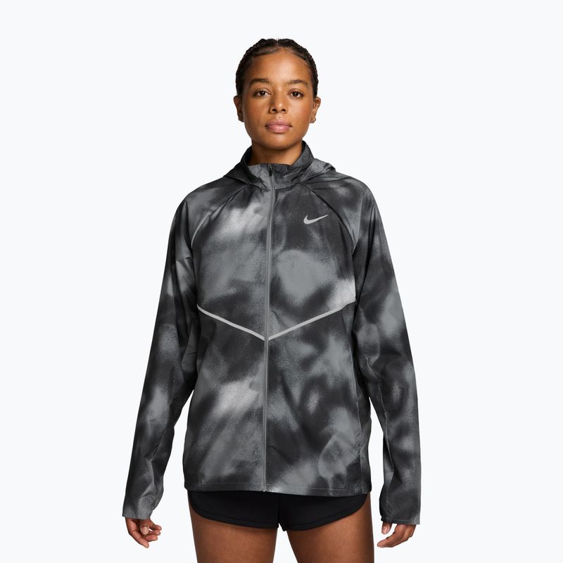 Giacca da corsa da uomo Nike Miler black/smoke grey