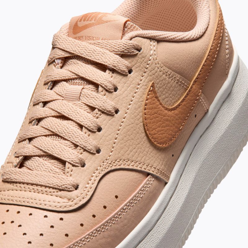 Scarpe da donna Nike Court Vision Alta shimmer/sail/light cognac 5