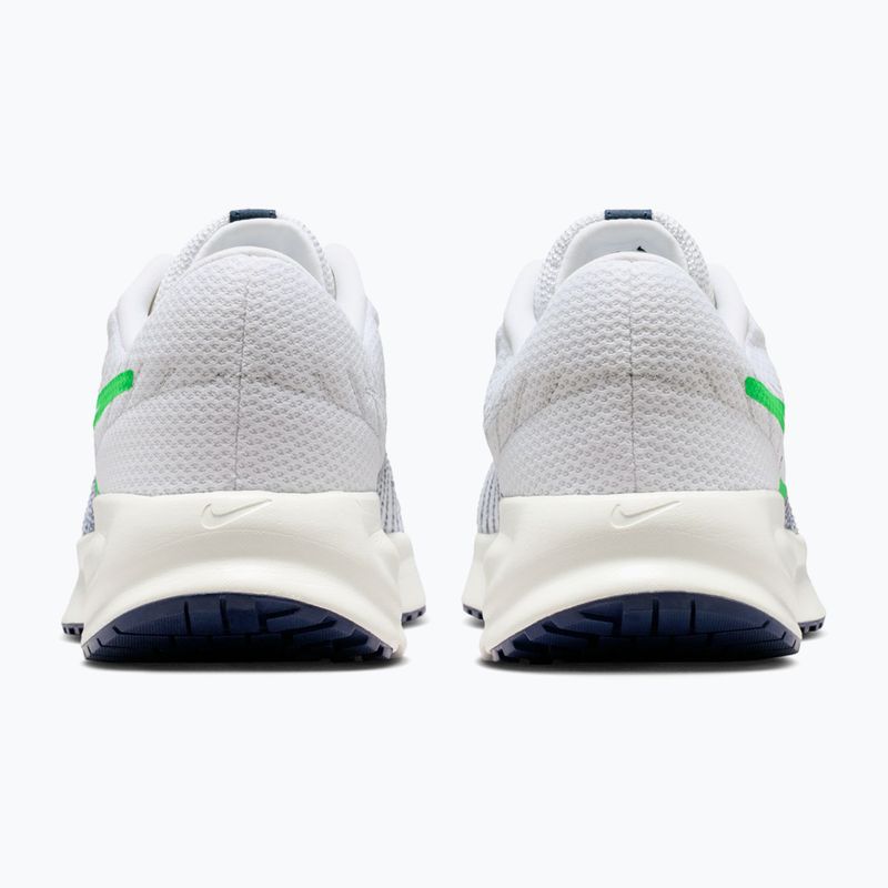 Scarpe da corsa uomo Nike Run Defy White/Midnight Navy/Green Spark 6