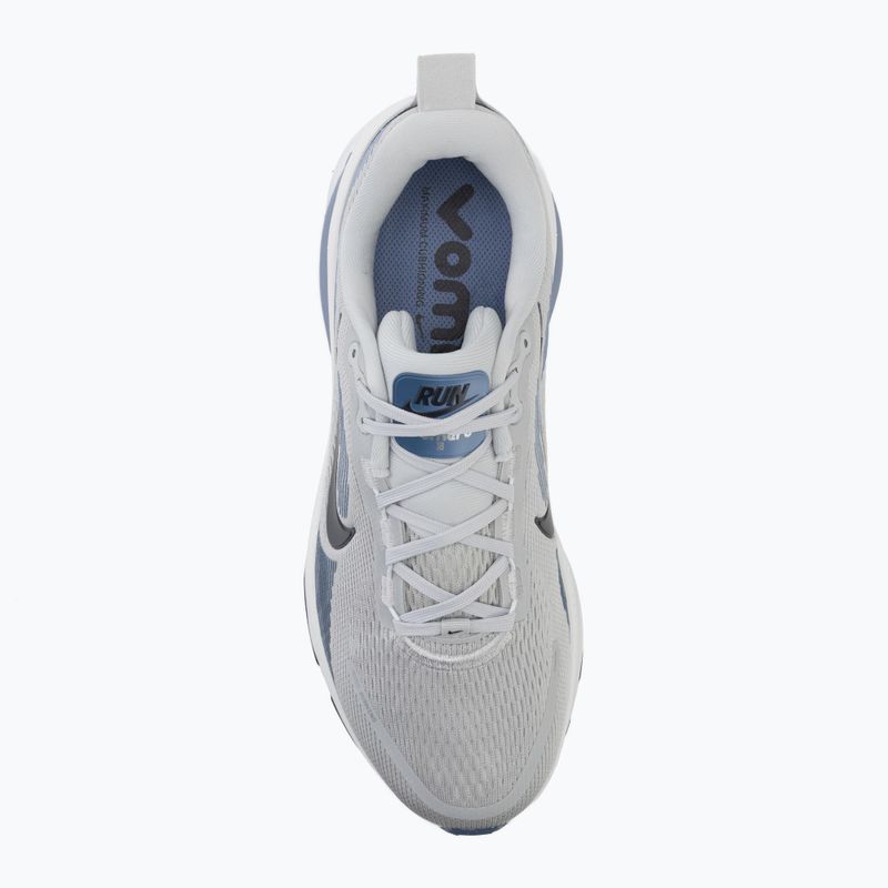 Scarpe da corsa uomo Nike Vomero 18 grey fog/off white/dark obsidian 5