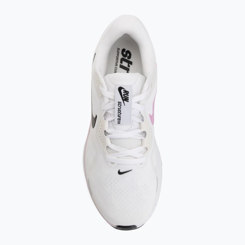 Scarpe da corsa donna Nike Structure 26 white/bleached lilac/light magenta/black 5