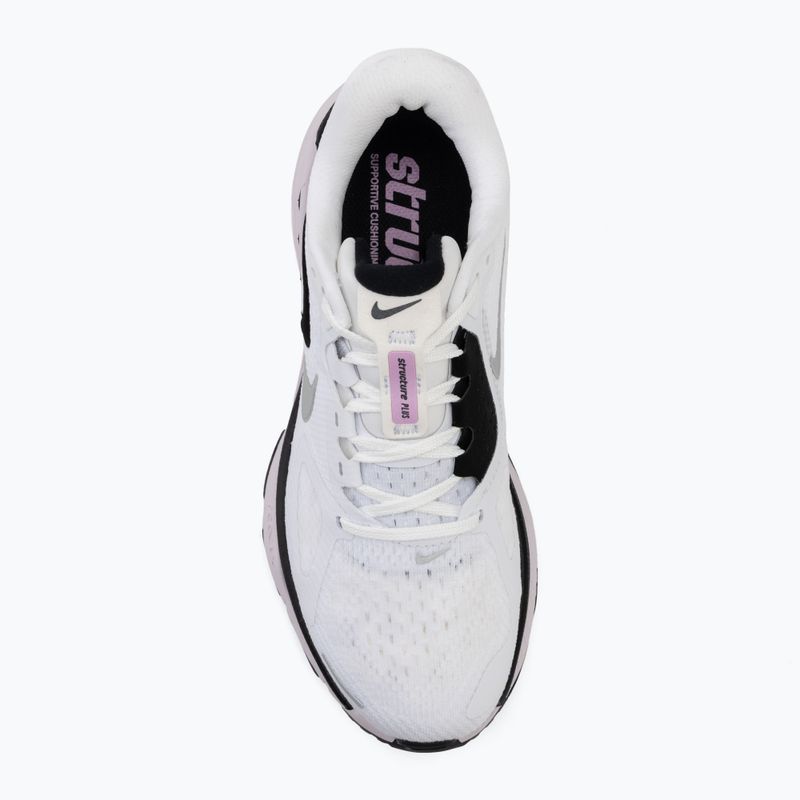 Scarpe da corsa donna Nike Structure Plus white/black/metallic silver 5