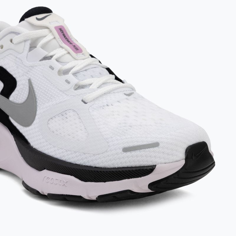 Scarpe da corsa donna Nike Structure Plus white/black/metallic silver 7