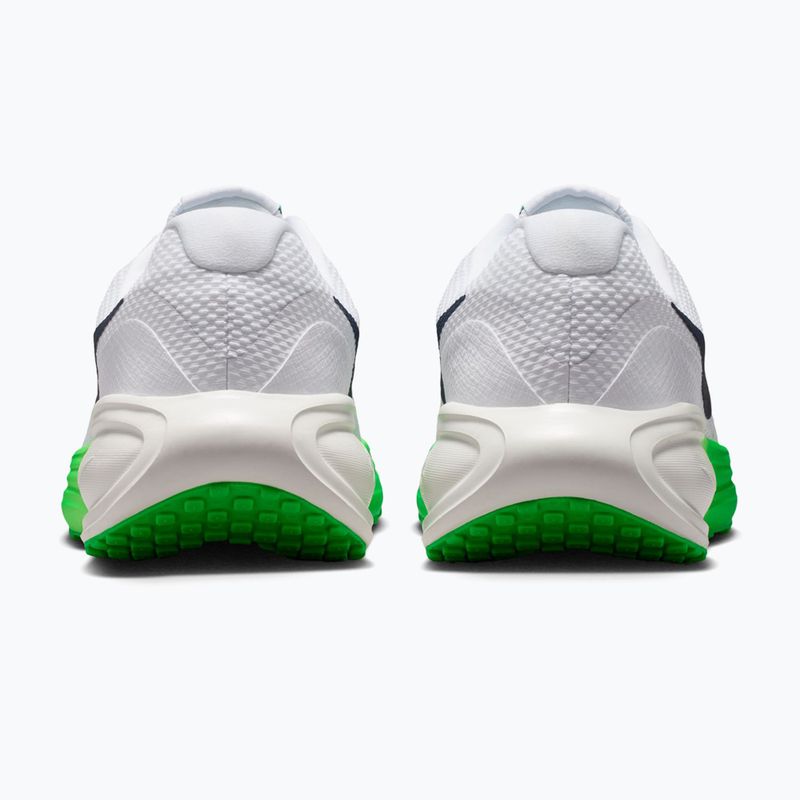 Scarpe da corsa uomo Nike Revolution 8 white/green spark/midnight navy 6
