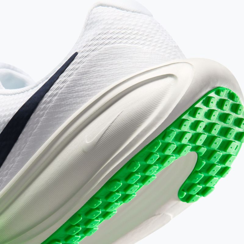 Scarpe da corsa uomo Nike Revolution 8 white/green spark/midnight navy 8