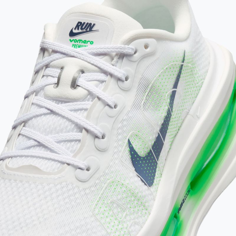 Scarpe da corsa uomo Nike Vomero Premium white/green spark/midnight navy 7