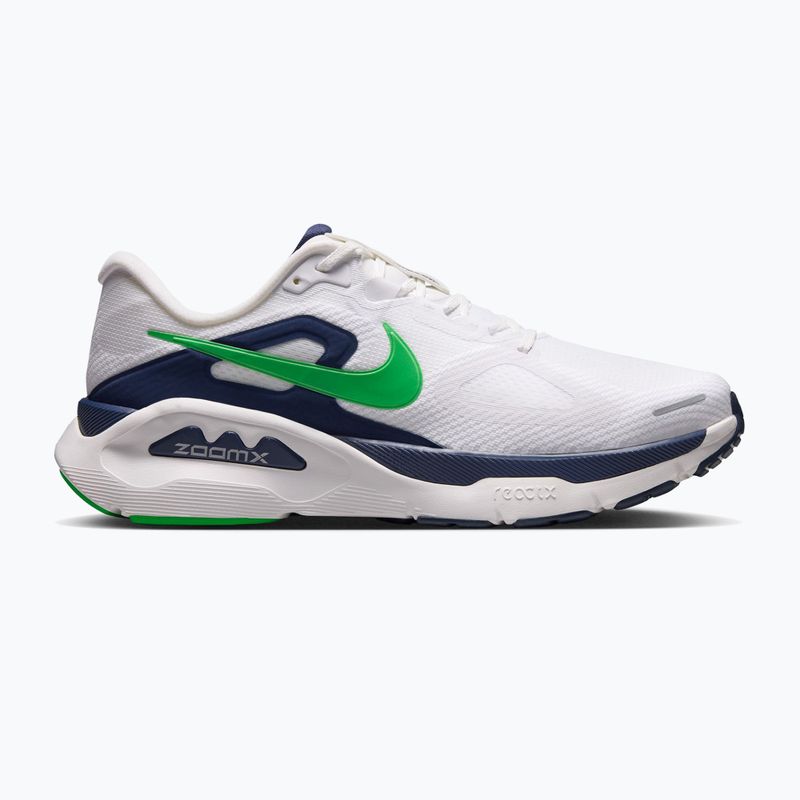 Scarpe da corsa uomo Nike Structure Plus white/midnight navy/green spark