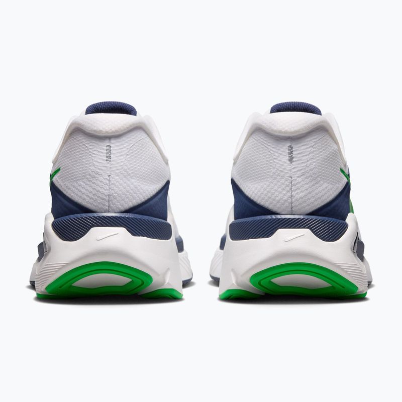 Scarpe da corsa uomo Nike Structure Plus white/midnight navy/green spark 6