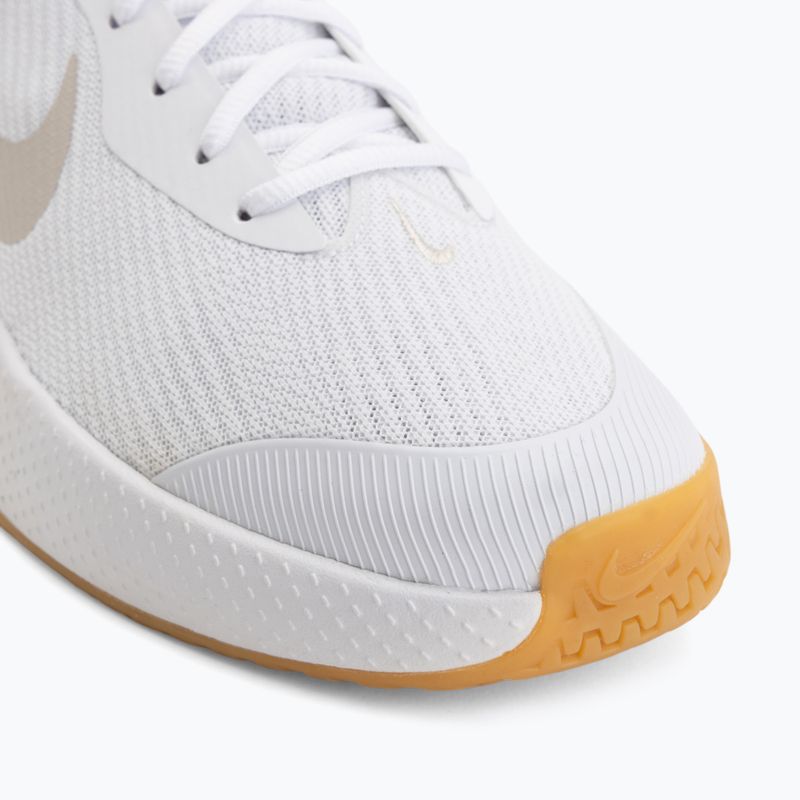 Scarpe da tennis uomo Nike Vapor Lite 3 White/Summit White/Light Orewood Brown 7