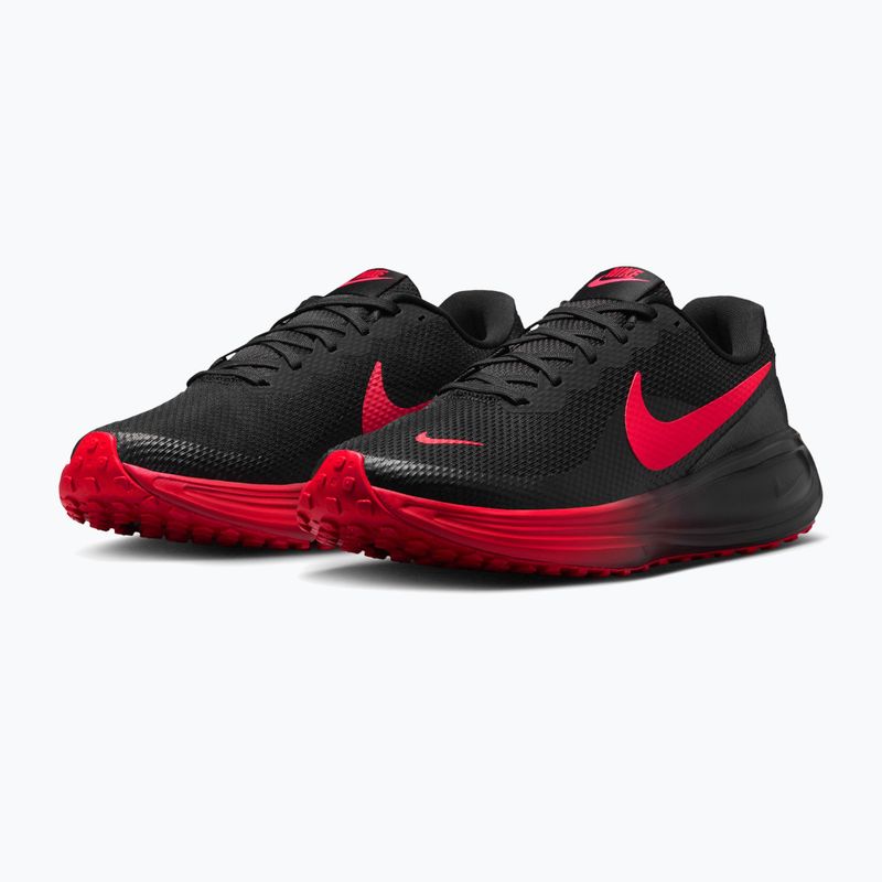 Scarpe da corsa uomo Nike Revolution 8 black/university red/red orbit 3