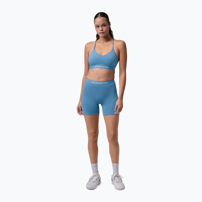 Reggiseno sportivo Jordan Sport Essentials blue beyond/blue beyond/white/white 2