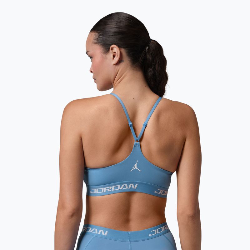 Reggiseno sportivo Jordan Sport Essentials blue beyond/blue beyond/white/white 3