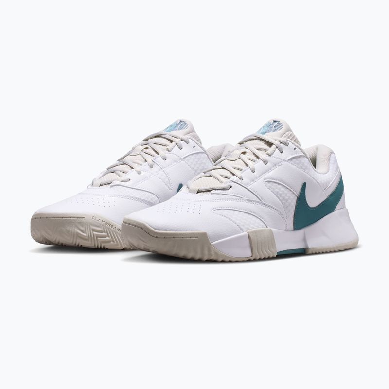 Scarpe da tennis uomo Nike Court Lite 4 White/Light Bone/New Slate/Smokey Blue 3