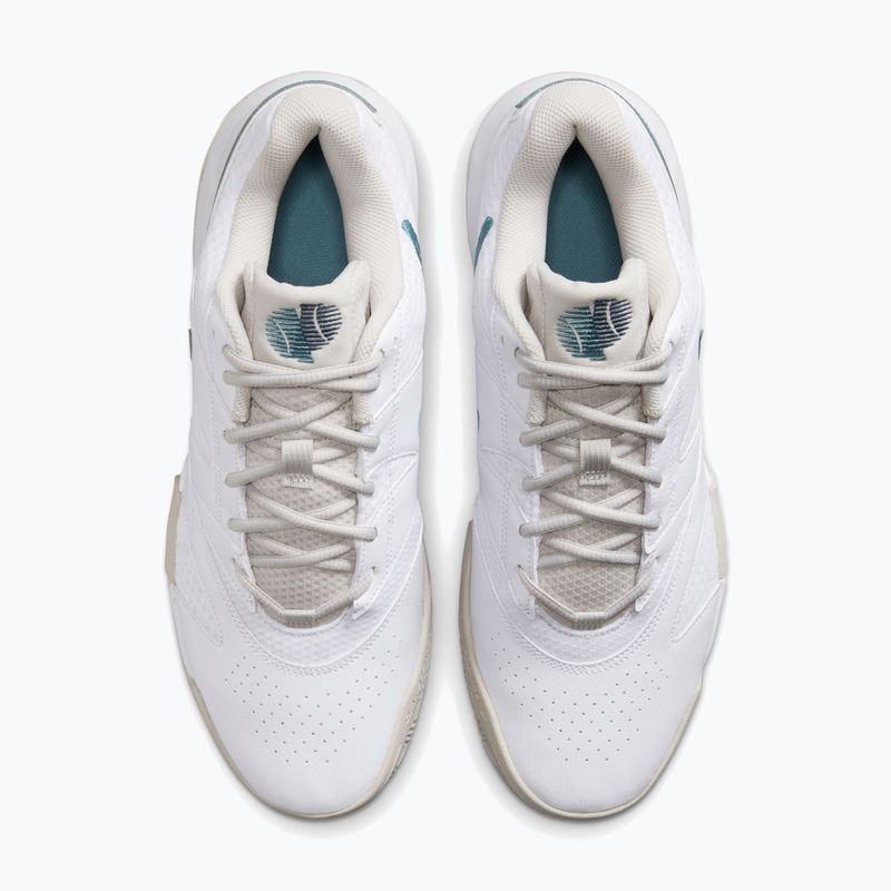 Scarpe da tennis uomo Nike Court Lite 4 White/Light Bone/New Slate/Smokey Blue 5
