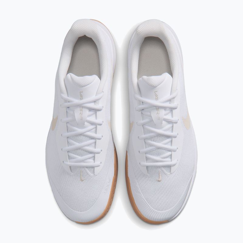 Scarpe da tennis uomo Nike Vapor Lite 3 White/Summit White/Light Orewood Brown 5