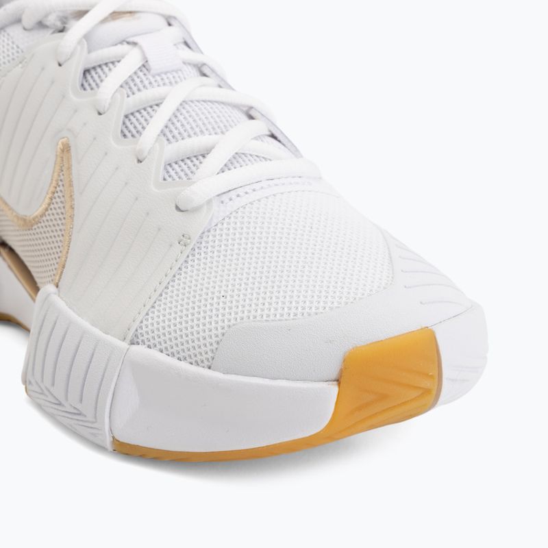 Scarpe da tennis donna Nike GP Challenge Pro white/summit white/linen/light orewood brown 7