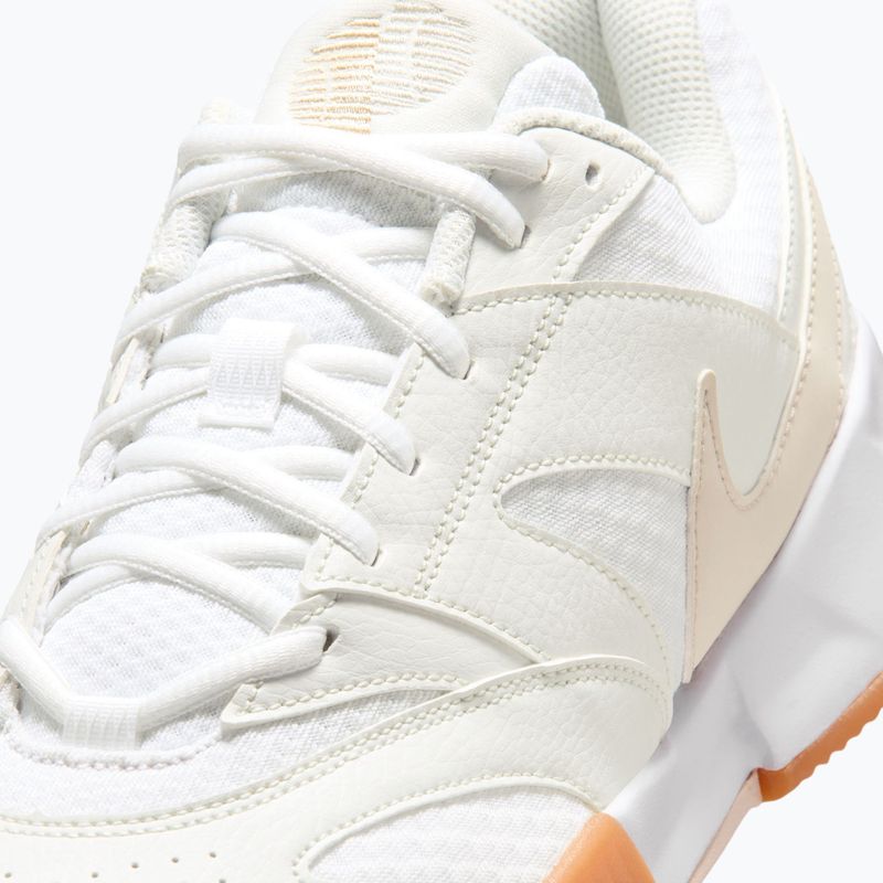 Scarpe da tennis uomo Nike Court Lite 4 White/Summit White/Linen/Light Orewood Brown 7