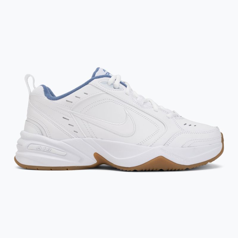 Scarpe da allenamento uomo Nike Air Monarch IV white/indigo storm/gum light brown/white 2