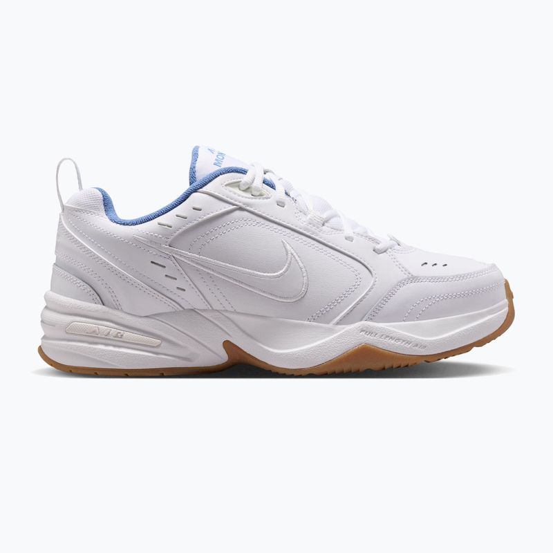 Scarpe da allenamento uomo Nike Air Monarch IV white/indigo storm/gum light brown/white