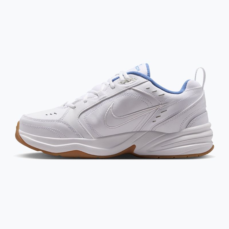 Scarpe da allenamento uomo Nike Air Monarch IV white/indigo storm/gum light brown/white 2