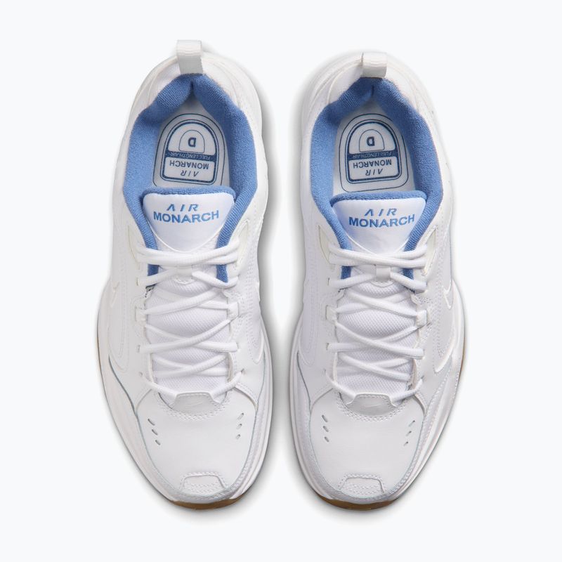 Scarpe da allenamento uomo Nike Air Monarch IV white/indigo storm/gum light brown/white 4