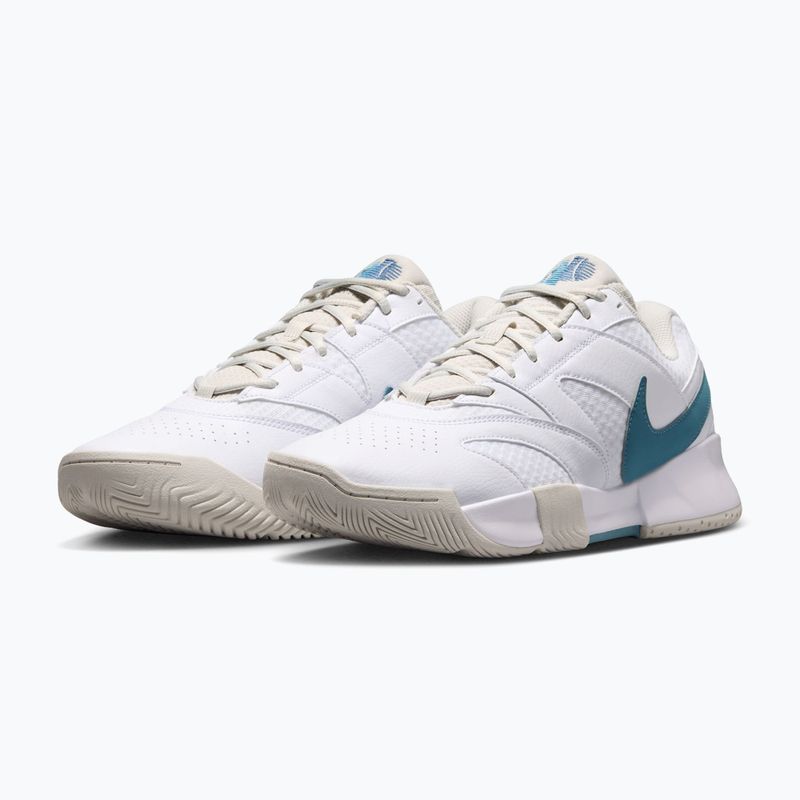 Scarpe da tennis uomo Nike Court Lite 4 White/Light Bone/New Slate/Smokey Blue 3