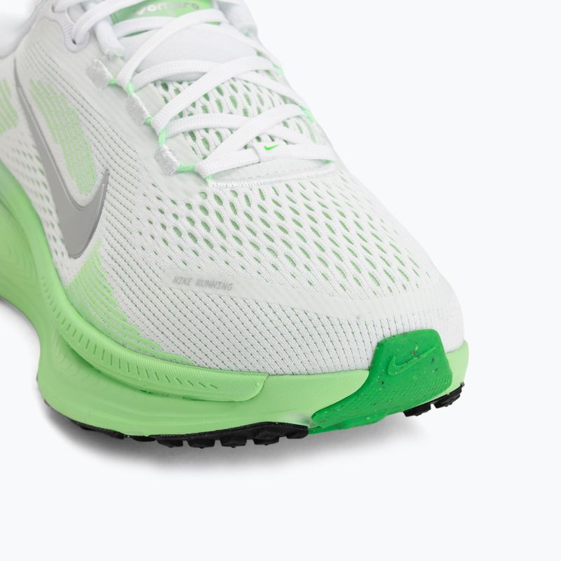 Scarpe da corsa donna Nike Vomero 18 white/illusion green/metallic silver 7