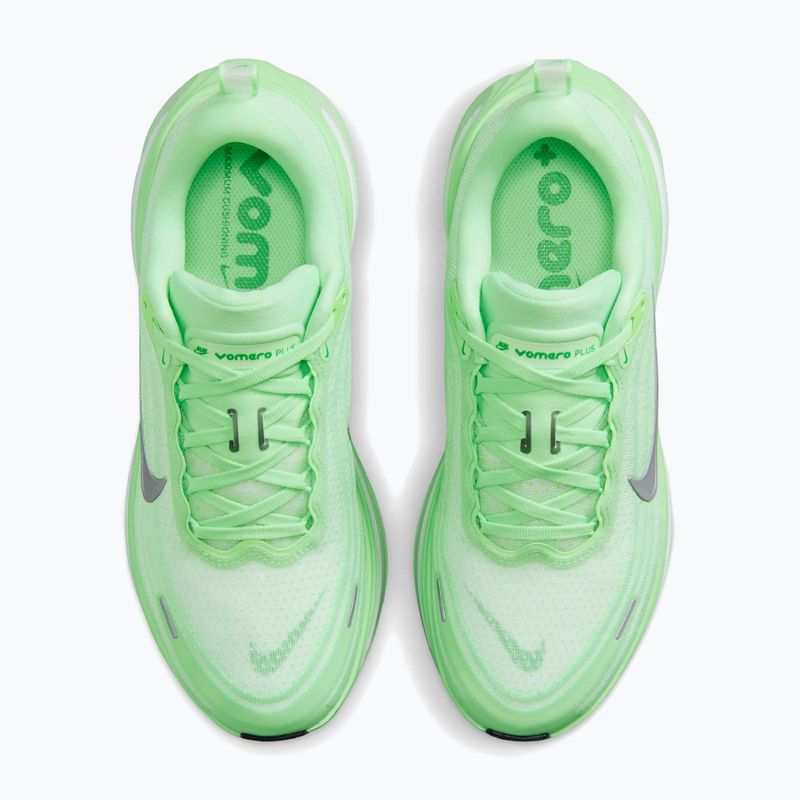 Scarpe da corsa donna Nike Vomero Plus white/illusion green/metallic silver 5