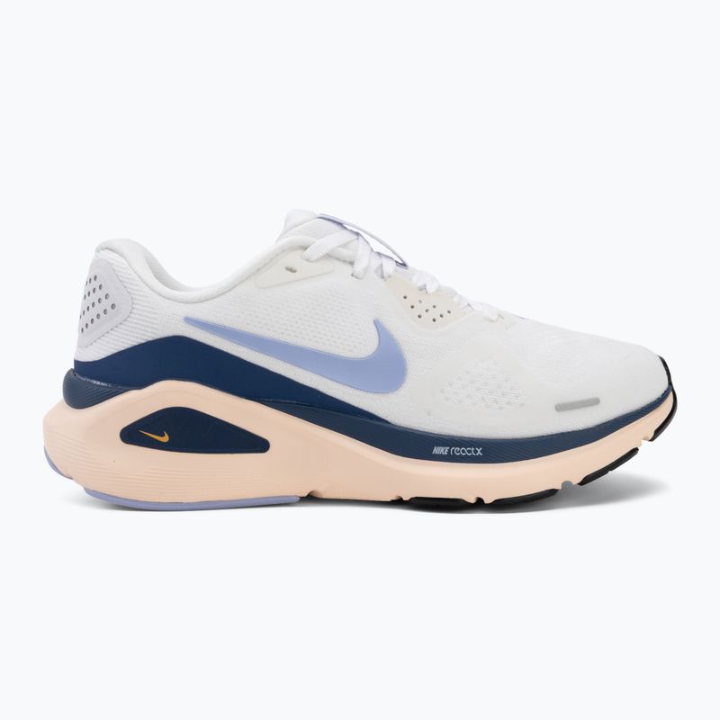Scarpe da corsa donna Nike Structure 26 white/mystic navy/sundial/aluminum 2