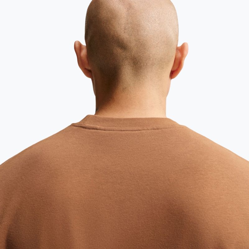 Felpa da uomo Nike Club ale brown/white 6