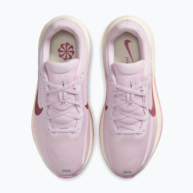 Scarpe da corsa donna Nike Quest 7 bleached lilac/sail/pink rise/pink smoke 5