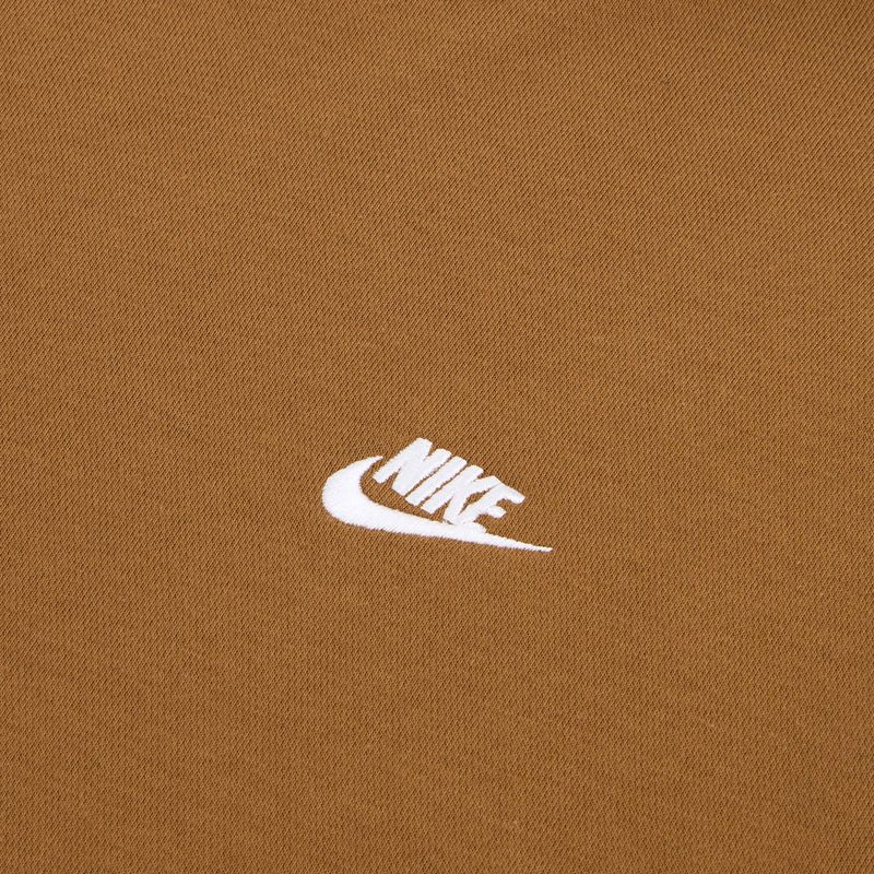 Felpa da uomo Nike Club ale brown/white 9