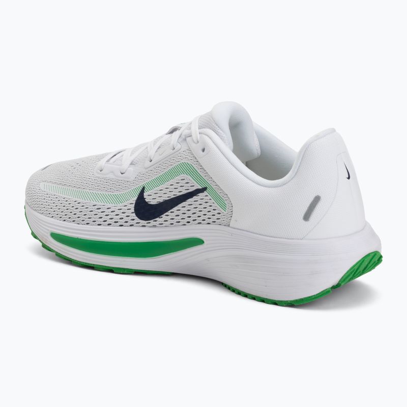 Scarpe da corsa uomo Nike Quest 7 white/green spark/midnight navy 3
