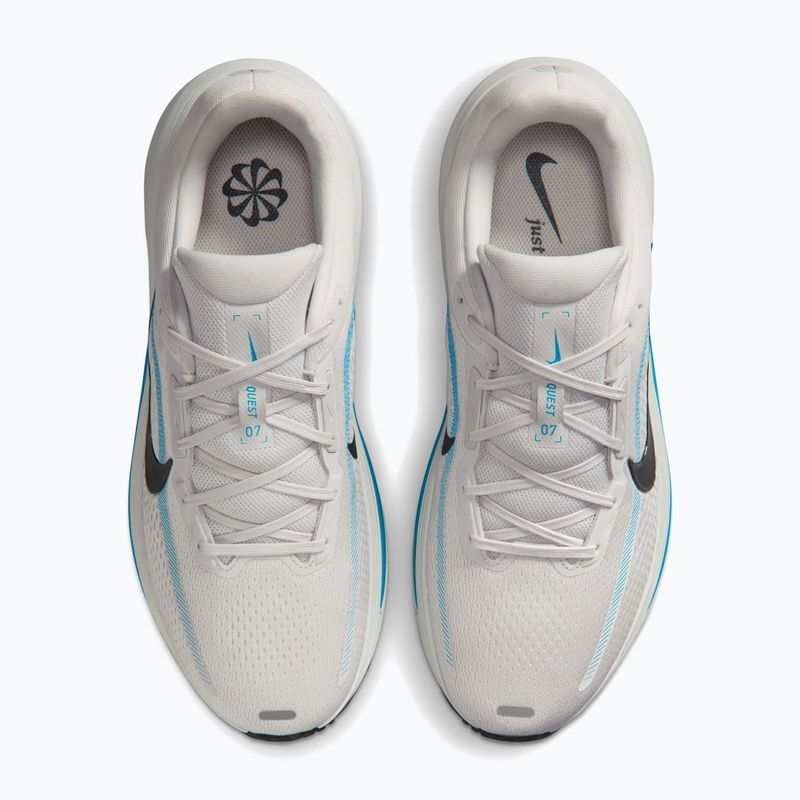 Scarpe da corsa uomo Nike Quest 7 vast grey/light current blue/anthracite 5
