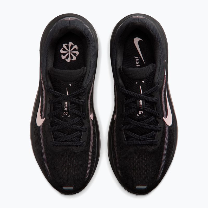 Scarpe da corsa donna Nike Quest 7 black/taupe haze/silt red 5