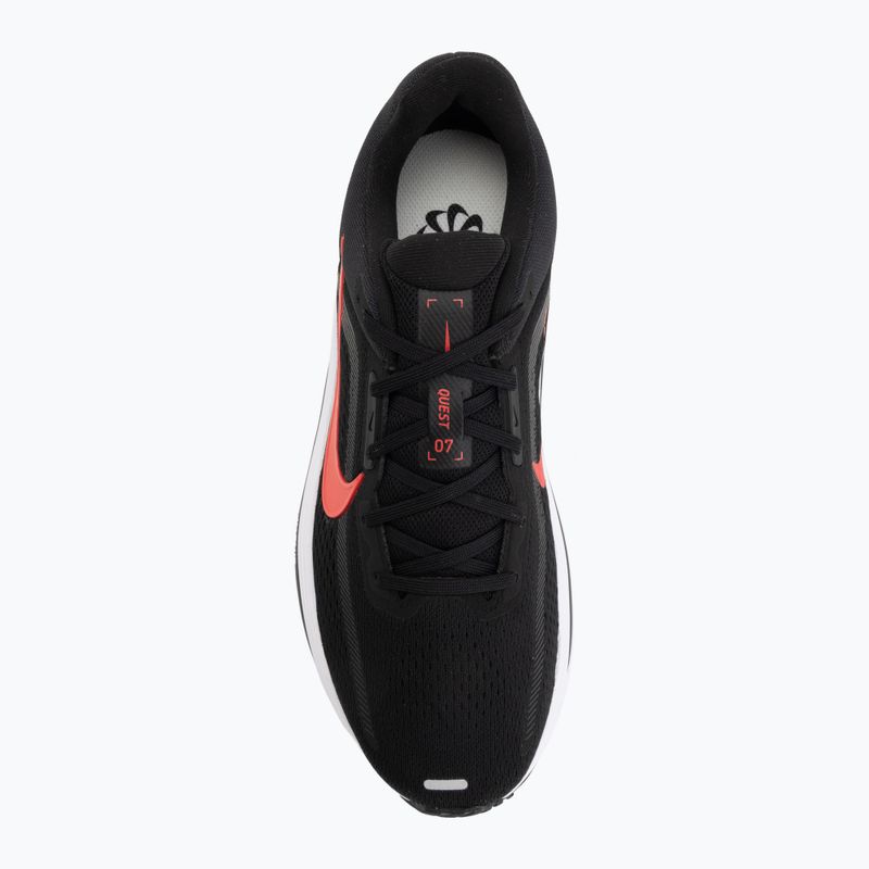 Scarpe da corsa uomo Nike Quest 7 black/white/anthracite/red orbit 5
