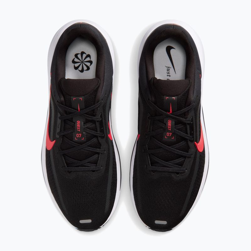 Scarpe da corsa uomo Nike Quest 7 black/white/anthracite/red orbit 5
