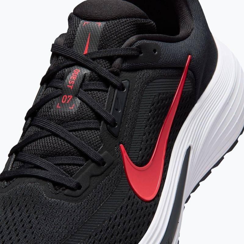 Scarpe da corsa uomo Nike Quest 7 black/white/anthracite/red orbit 7