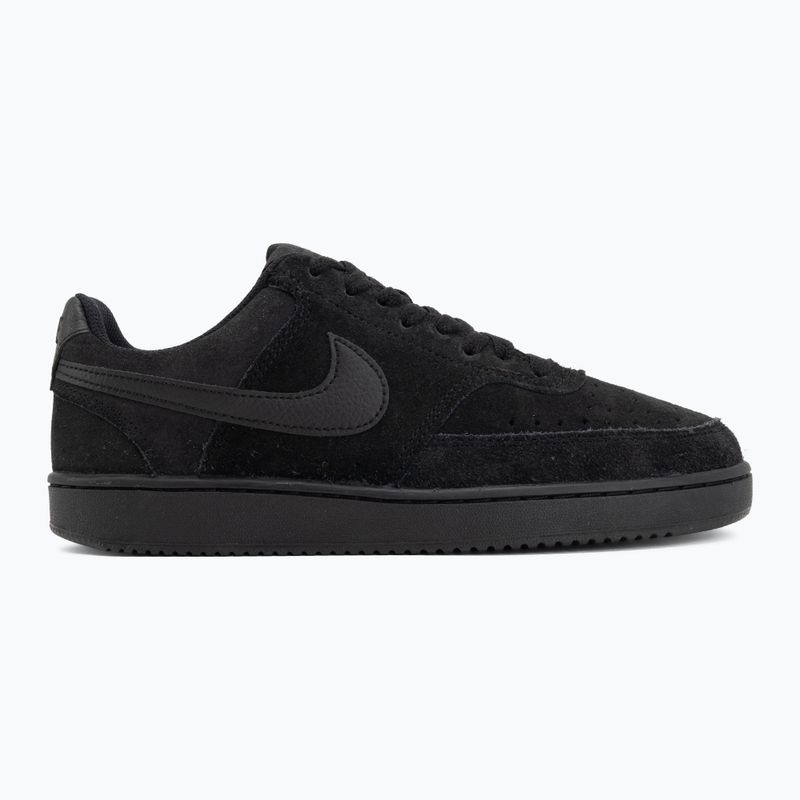 Scarpe da uomo Nike Court Vision Low black/dark smoke grey/black 2