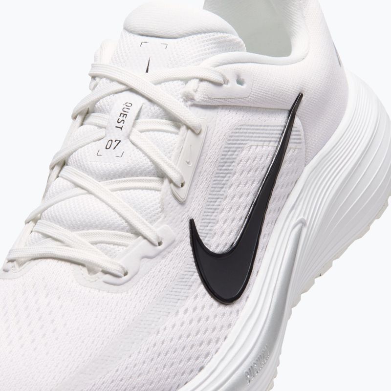 Scarpe da corsa donna Nike Quest 7 summit white/white/metallic silver/black 7