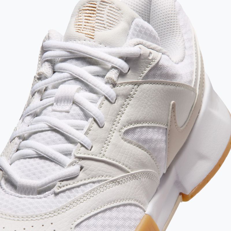 Scarpe da tennis donna Nike Court Lite 4 White/Summit White/Linen/Light Orewood Brown 7