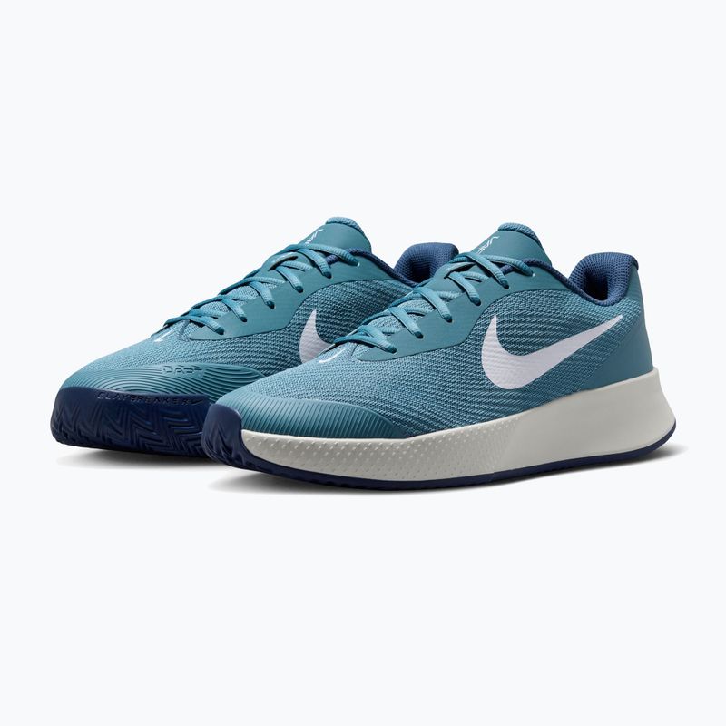 Scarpe da tennis uomo Nike Vapor Lite 3 Clay smokey blue/light bone/new slate/white 3